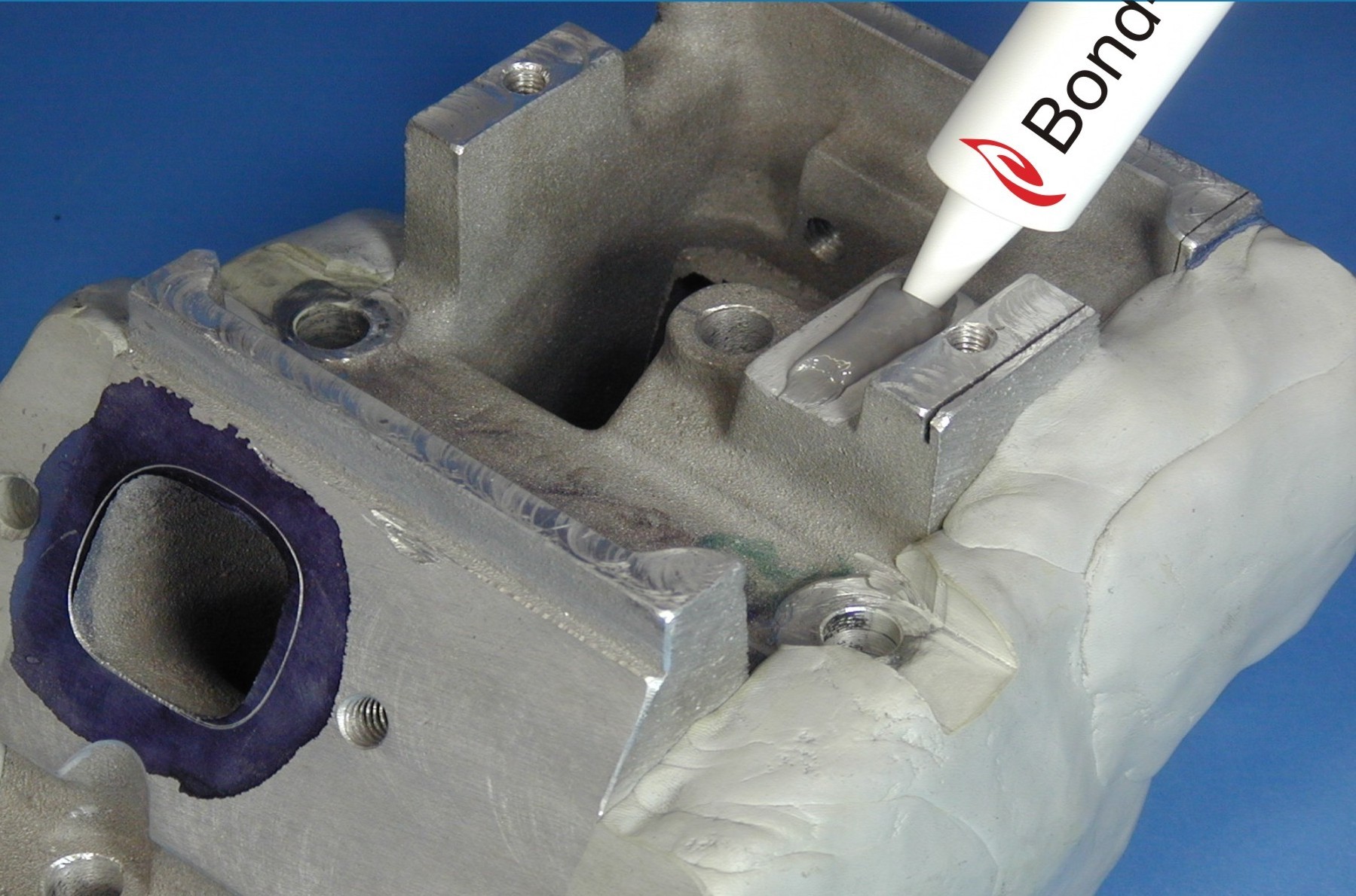 Bond-IT 7056AL 450°F Machinable Instant Metal, Makes Impossible Repairs in Minutes